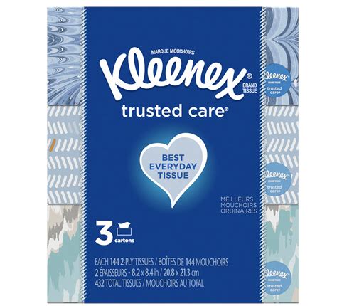 3 Pack 144 Count Kleenex Everyday Facial Tissues Sale 2 75