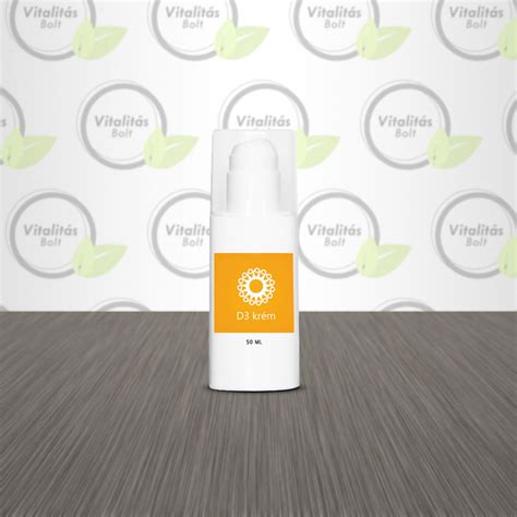 D3 vitamin krém - 50 ml Császi András ajánlásával