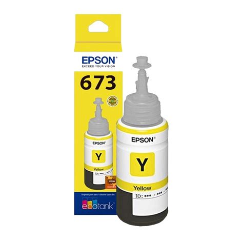 Botella De Tinta Original Epson T Amarillo Para Epson L L