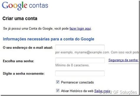 Exemplo De Como Fazer Uma Conta No Google Novo Exemplo