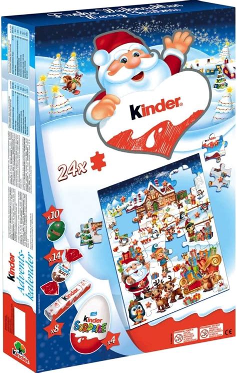 Kinder Calendrier De L Avent Puzzle Et Assortiment De Chocolats Le