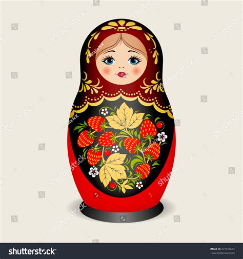 Russian Dolls Matryoshka Vector Illustration 227128633 Shutterstock