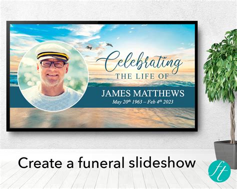 Funeral Slideshow Template in PowerPoint – Funeral Templates