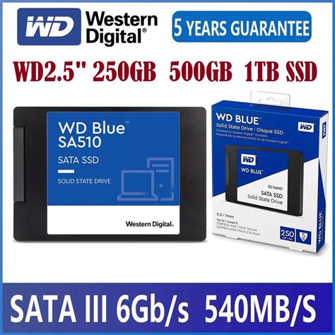 (ของแท้ของใหม่ 100%)SSD(เอสเอสดี) 250GB,500GB,1000GB WD SSD BLUE SATA ...