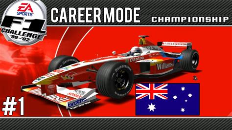 F1 Challenge 99 02 Career Mode Part 1 Australia YouTube