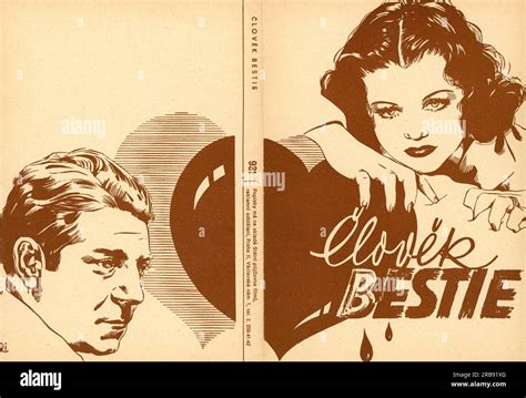 Czech Programme for JEAN GABIN and SIMONE SIMON in LA BETE HUMAINE ...