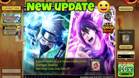 NxB NV New Update Kakashi Boy Rinne Sharingan Sasuke New Kit AOM