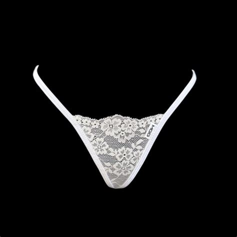 Angel White Lace G String Lingerie Micro Gigi