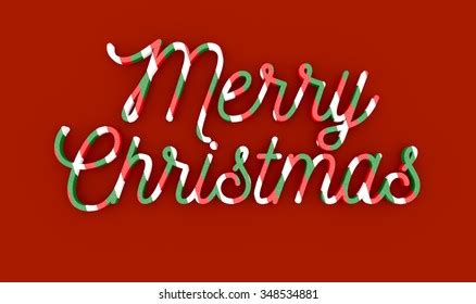 Merry Christmas Wording On Red Background Stock Illustration 348534881 ...