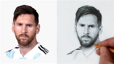 How to Draw Lionel Messi (Argentina)