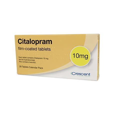 Citalopram Mg Film Coated Tablets Crescent Pharma