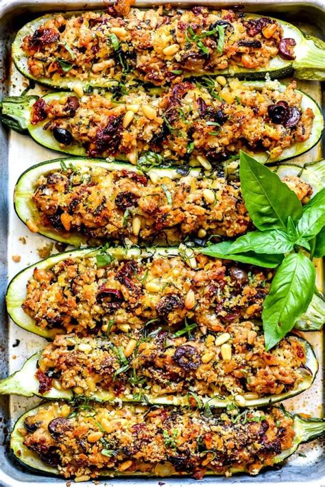 Mediterranean Zucchini Boats Easy And Healthy