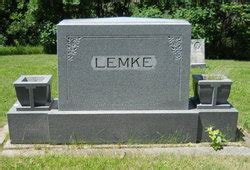 Louisa S Bitzer Lemke M Morial Find A Grave