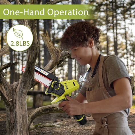 Snapklik Hajack Mini Chainsaw Inch Electric Cordless Chainsaw