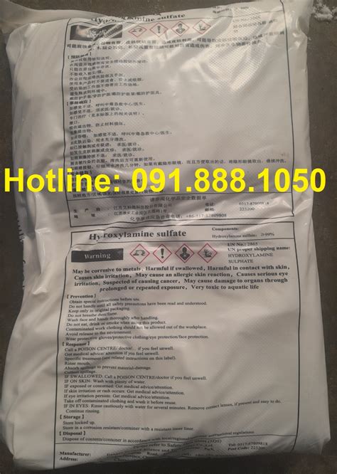 B N Hydroxylamine Sulfate China Kg Bao Nhattamchem