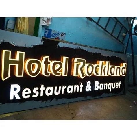 Acp Led Sign Board For Hotel 220 V At Rs 900square Feet In Vadodara