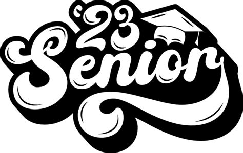 Senior 23 Graduation Tshirt Design Free Svg File For Members Svg Heart