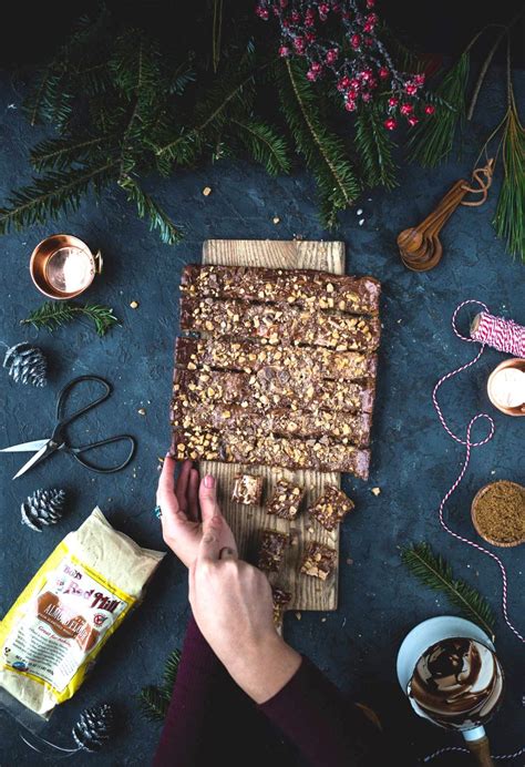 Almond Toffee Shortbread Cookies For Holiday Baking