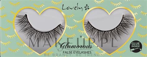 Sztuczne rzęsy Lovely Glamorous False Eyelashes Makeup pl