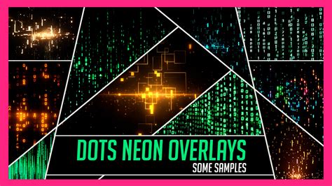 Artstation Photobash 200 Dots Neon Overlay Effects Resource Pack