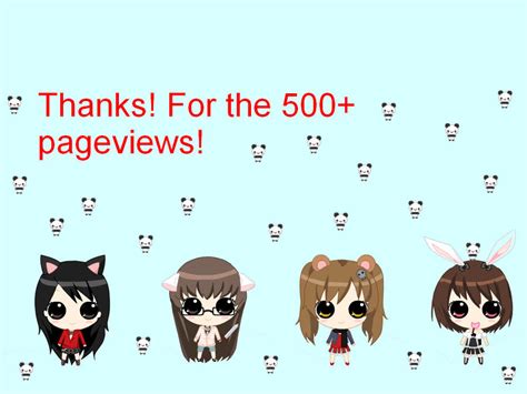 Thanks For The 500 Pageviews By Naruhinafan210isback On Deviantart