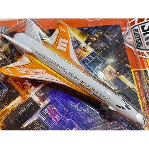 Matchbox Mbx Hypersonic Jet White Orange Sky Busters Fighter Aircraft 70 Th 72 Diecast Plane [11