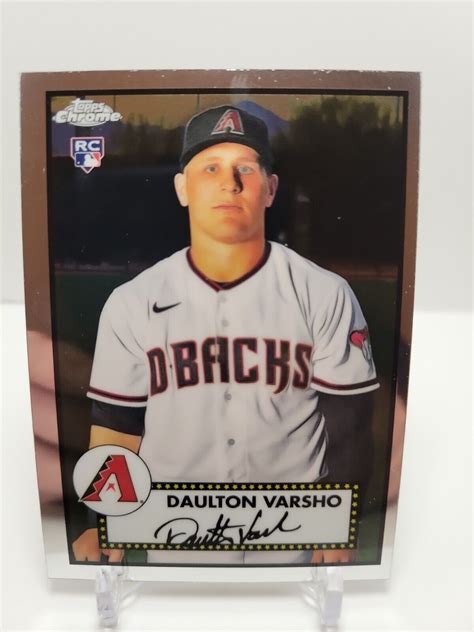 DAULTON VARSHO RC 2021 TOPPS CHROME PLATINUM ANNIVERSARY BASE 21 EBay