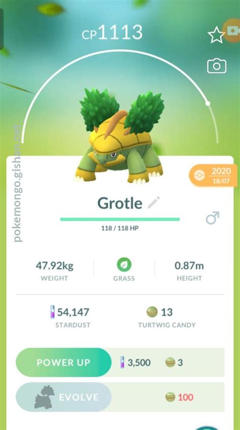 Grotle - Pokemon Go