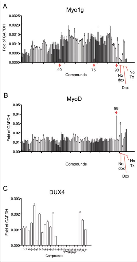 Transcriptional Responses To Dux In The Presence Of Selected