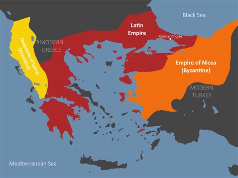 Fourth Crusade The Latin Empire Trachy 1204 To 1261 Ce Constanti