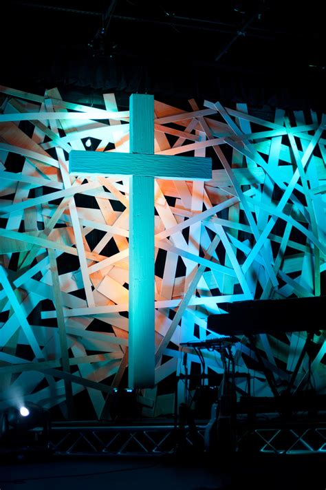 Throwback Pick Up Sticks Church Stage Design Ideas Scenic Sets And