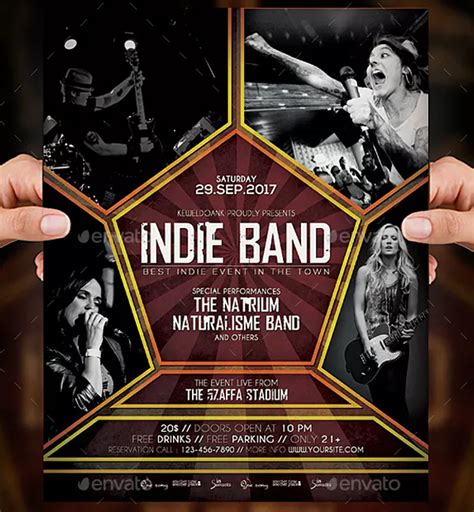 Band Flyer Templates Free And Premium Downloads