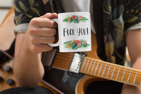 Mug With Saying Fuck You Funny Coffee Cup Work Office Cup Gift Ideas For Colleagues Etsy Uk