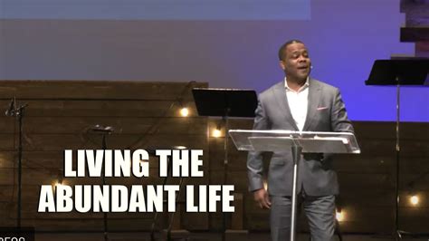 Living The Abundant Life Rev Ron Abad April Youtube