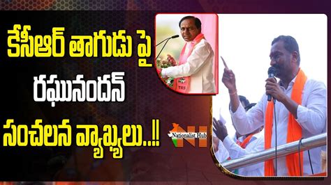 BJP MLA Raghunandan Rao Sensational Comments On KCR Telangana