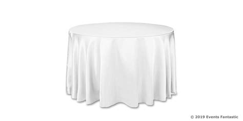 White Satin Table Cloth For Hire Brisbane Gold Coast Tweed