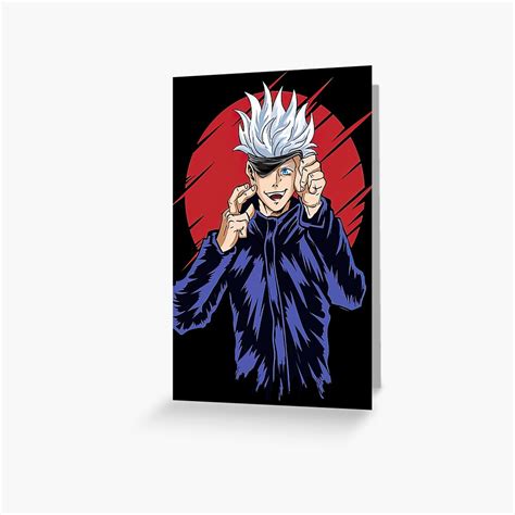 Jujutsu Kaisen Satoru Gojo Greeting Card For Sale By Helenholland