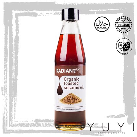 Radiantorganic Toasted Sesame Oil Ml