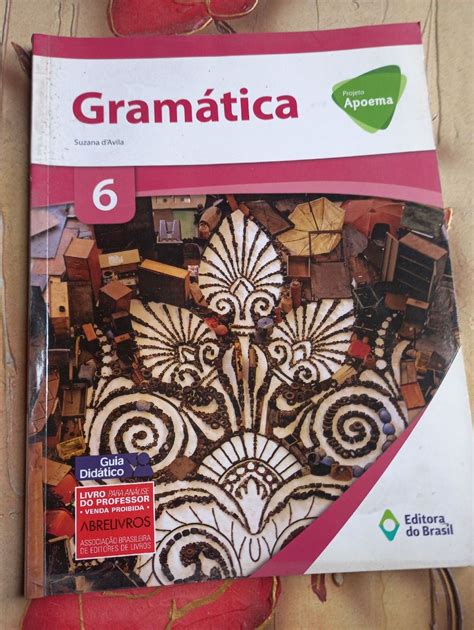 Gramática 6 Apoema Livro do Professor Livro Livros Usado 80709572