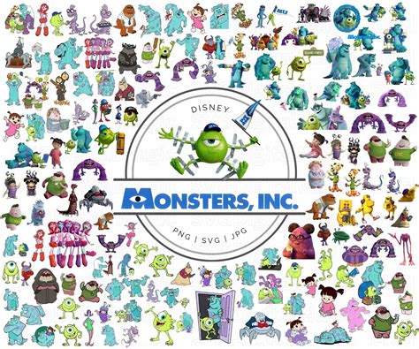 Monsters Clipart Monsters Svg Instant Download Monsters Svg Etsy Ireland