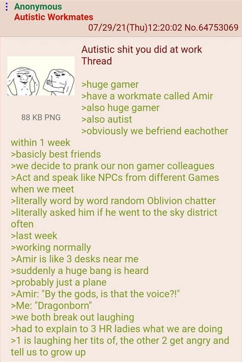 Anon Has Fun With His Friend Rwholesomegreentext