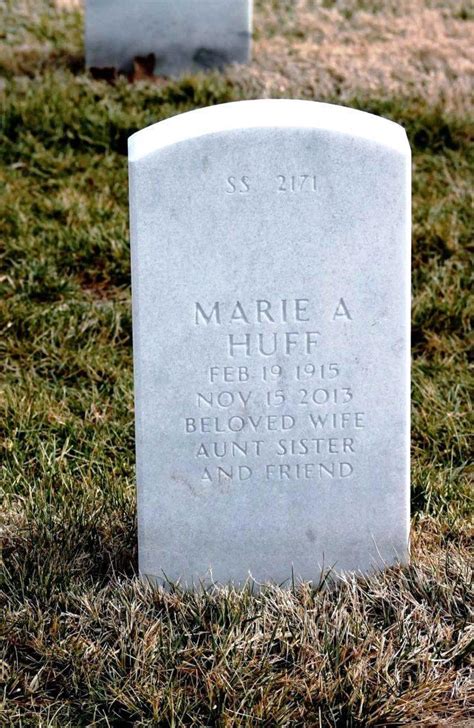 Marie A Haukap Huff 1915 2013 Homenaje De Find A Grave