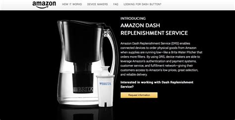 Amazon Dash Replenishment Service Makes Shopping Smarter