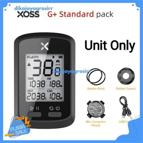 Jual Paket Xoss G Speedometer Sil Case Dan Magene Cadence Dan Magene