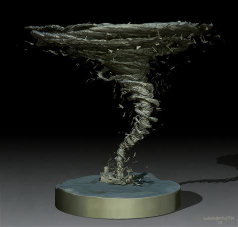 Tornado Sculpture on Pantone Canvas Gallery