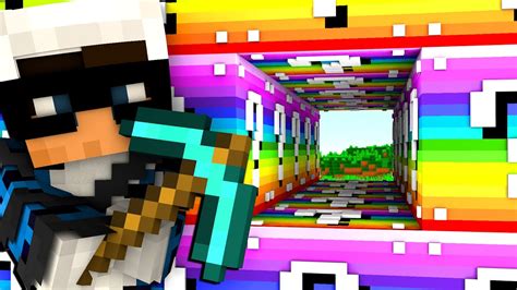 SCAVO 1 000 STRATI DI LUCKY BLOCK ARCOBALENO MINECRAFT ITA YouTube