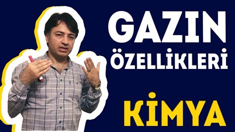 1 Gazların Özellikleri Matedor Akademi Kimya YouTube