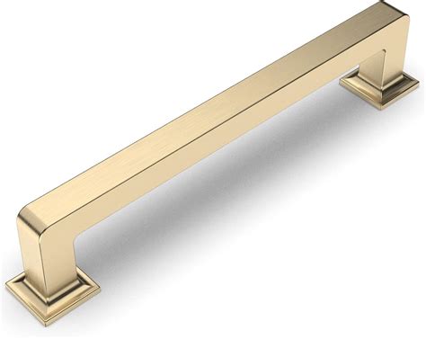 Amerdeco Pack Brushed Brass Cabinet Pulls Inch Mm Hole Centers