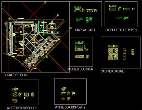 Interior design of the Bank DWG CAD drawing. Download now. - Cadbull