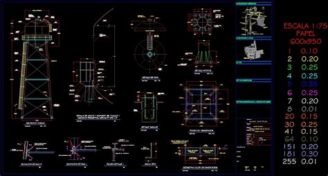 Design Tank High Dwg Block For Autocad • Designs Cad